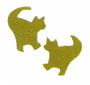Gold Kitty Cat Confetti